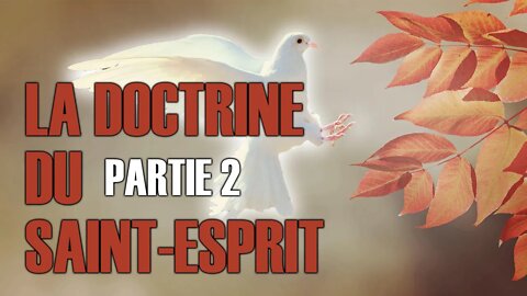 La doctrine du Saint-Esprit, partie 2 - Olivier Dubois