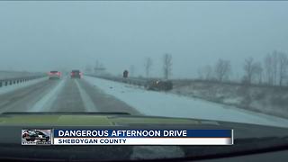 28 car accidents in Sheboygan Co. after winter storm blankets roads