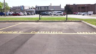 Buggy parking is now available at the Charlotte Community Library.
