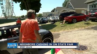 Neighbors cash in on Wisconsin State Fair