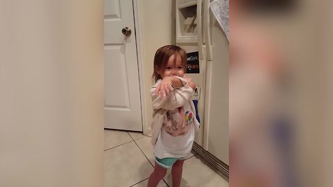 "Toddler Girl Makes Cough Sounds Asking For Whipped Cream"