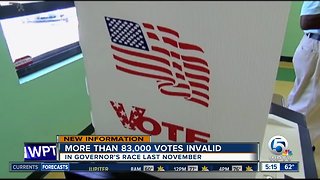 State says 83,000 voters in Florida didn't cast a valid ballot