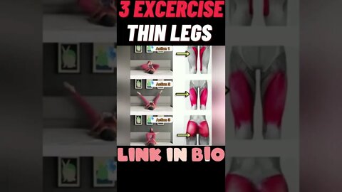 Leg workout || 30 by 3 Reps || Thin Legs || #legworkout #shorts