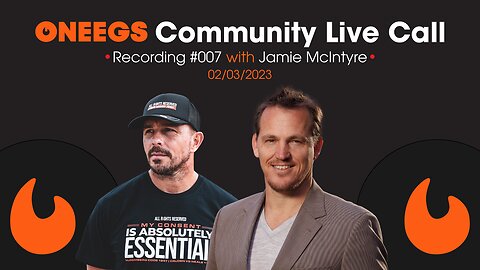 ONEEGS CLC#007 - Jamie McIntyre - What is he up to now?