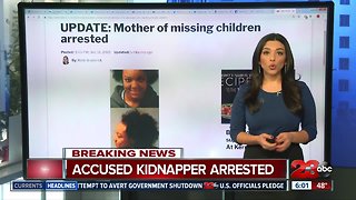 Mother of missing children arrested