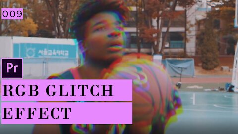 How to create an RGB glitch effect for videos in Adobe Premiere Pro