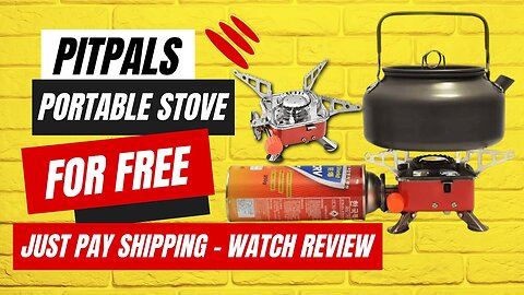 PitPals Portable Stove Review: Get Your Hands on the Best Portable Stove for Free! | Portable Stove