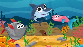 Baby Shark Finger Family Song Daddy Shark, Mommy Shark, Grandpa, Grandma Were are You