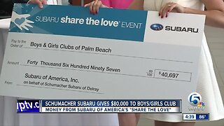 Schumacher Subaru donates to Boys and Girls Club of Palm Beach County