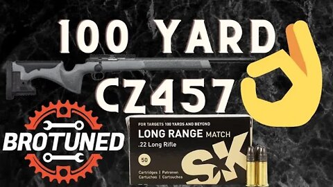 CZ 457 LRP - 100 yards - SK Long Range Match - IBI Barrel