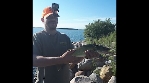 My first walleye fishing