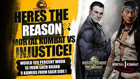 Mortal Kombat 1: Vs Injustice 3..Heres Why We Need This.. |ALL SPECULATION