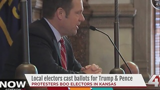 Local electors cast ballots for Trump & Pence