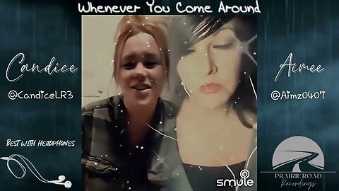 Vince Gill - Whenever You Come Around (cover by Candice & Aimee)