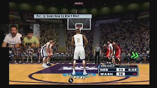 College Hoops NCAA 2K7 Nebraska vs Washington Part 2