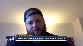 Wisconsin man prepares for "The Voice" finals