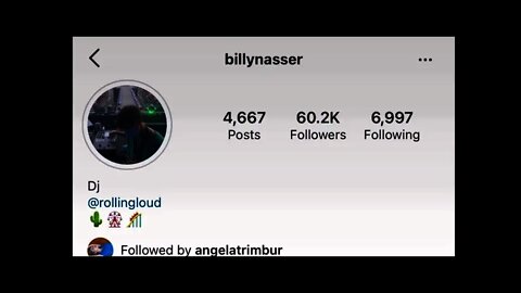 Astroworld DJ Billy Nasser Cryptic Instagram Posts