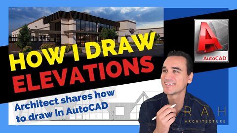 How to draw Exterior Elevations - AutoCAD