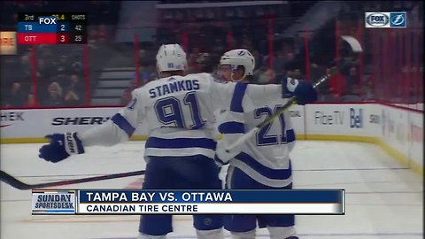 Yanni Gourde caps comeback in overtime as Tampa Bay Lightning beat Ottawa Senators 4-3