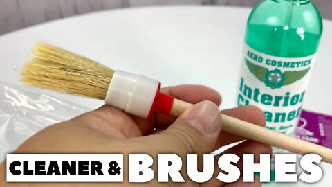 How to Clean Fabric with Brushes and Cleaner