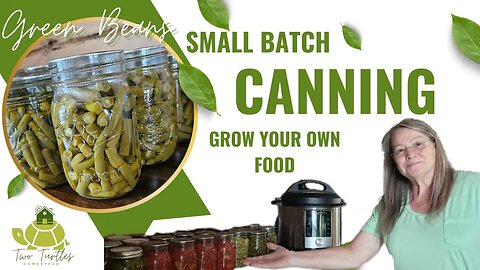 Master the Art of Small Batch Pressure Canning for Green Beans!
