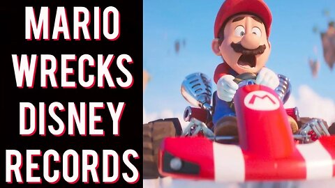Disney is F**KED! The Super Mario Bros Movie just beat MULTIPLE Disney box office records!