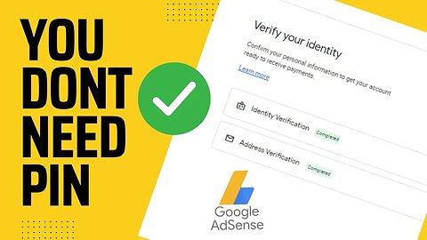 How to Verify Adsense Account Without PIN in 2023 | Manual Verification | No PIN Required to Verify!