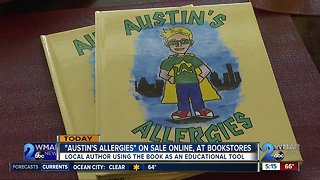 Local mom writes children's book to teach families about severe food allergies