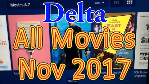 [WRONG] Delta’s In flight movies for November 2017 (All movies)