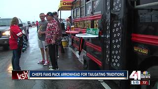 Chiefs fan van brings tailgating to a new level