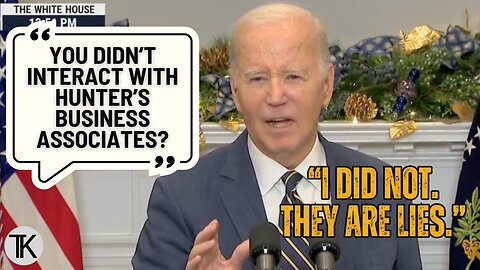 Biden: ‘I Did Not’ Interact with Hunter’s Business Associates, ‘It’s Just a Bunch of Lies’