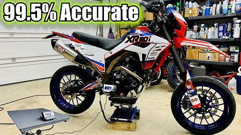 Weigh Your Motorcycle Yourself, Easy and Accurate