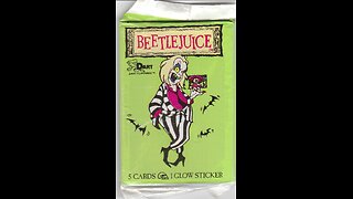 Beetlejuice Trading Cards (1990, Dart Flipcards, Inc.) -- What's Inside