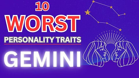 Beyond the Surface: Exploring the 10 Worst ♊️ Gemini Traits #gemini #astrology #zodiac