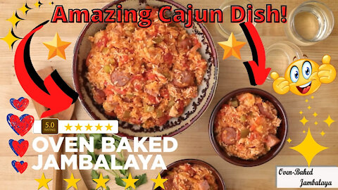 Oven-Baked Jambalaya Recipe - An Easy Fun Cajun Dish
