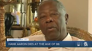 Hank Aaron remembered for his time in West Palm Beach