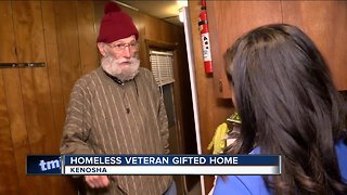 Homeless veteran gets his own place thanks to Kenosha man