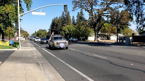 Elk Grove, CA Trump Car Rally