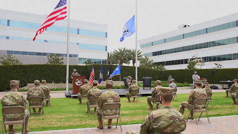 02/09/2021 SMC Airmen turned Guardians in morning transfer ceremony