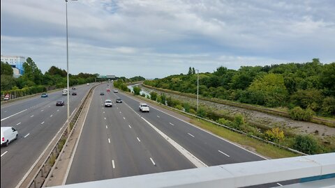 View of A27 from Hilsea, Peronne Road Bridge