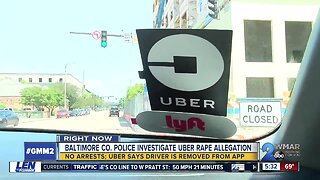 Baltimore Co. rape investigation: Woman says Uber driver sexually assaulted her