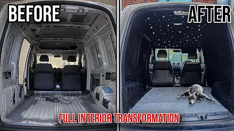 FULL TRANSFORMATION ON MY VOLKSWAGEN CADDY INTERIOR