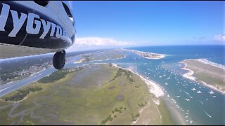 Independence Day scenic flight in a Titanium Gyrocopter.