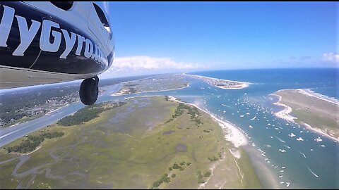 Independence Day scenic flight in a Titanium Gyrocopter.