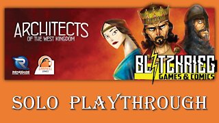 Architects of the West Kingdom Solo Playthrough Renegade Games