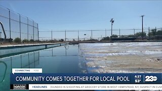 Boron community comes together to rebuild their local pool