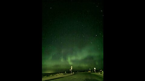 Aurora from crossfield Alberta