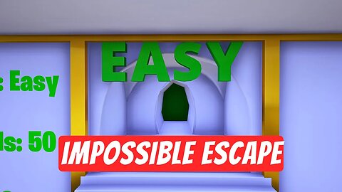 Impossible Escape Room Easy Difficulty ( Easy Solution )
