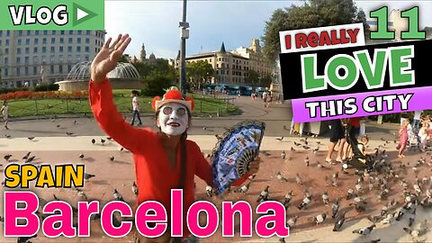 BARCELONA WALKING TOUR - The BEST City In Europe || Barcelona Spain Vlog