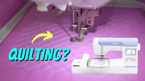Save Time! Quilt on your Embroidery Machine